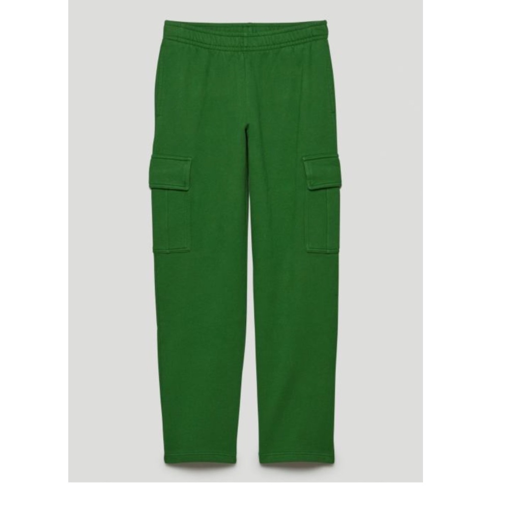 Aritzia COZY FLEECE MEGA CARGO SWEATPANT Green
